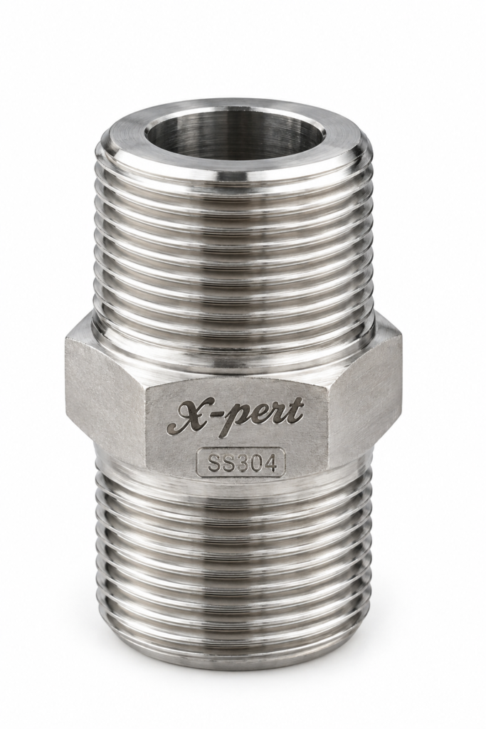 SS304 IC HEX NIPPLE